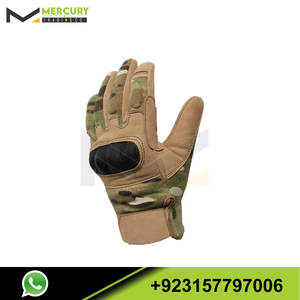 Guantes tácticos de excelente calidad Guantes de tiro de cuero de alta calidad Guantes tácticos de oficiales - Product Image 5