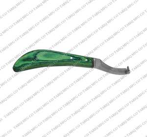 Cuchillo profesional para pezuña de caballo, herramienta de recorte de herrador, hoja curva de TARIQ MFG CO CE ISO EU - Product Image 2