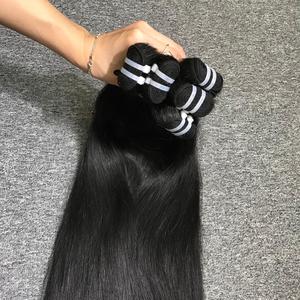 Venta caliente Extensiones de cabello natural virgen Crudo Sin procesar Paquetes frontales rectos Cutícula alineada Sin enredos que se desprenden - Product Image 2