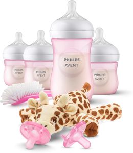 Philips Avent Natural <b>Baby</b> <b>Bottle</b> Pink <b>Baby</b> Gift Set With Snuggle, SCD838/03 - Product Image 5
