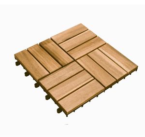 Baldosas de madera de Acacia de alta calidad, 12 listones, WPC, fabricado en la fábrica de Vietnam, la mejor calidad - Product Image 1