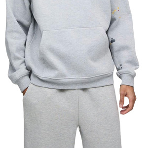Sweat-shirts à capuche pour hommes de grande taille, design personnalisé avec logo, respirant, écologique, 100% coton, couleur unie, décontracté - Product Image 3