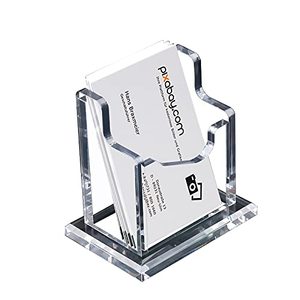 Soporte de acrílico transparente para tarjetas de visita, estante de exhibición de escritorio para mostrador de recepción de oficina, uso de exposición, venta al por mayor - Product Image 4