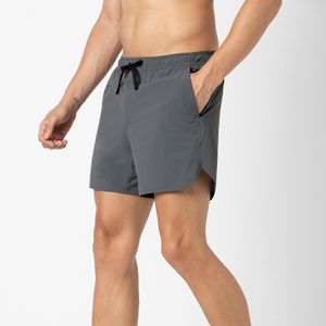 Pantalones cortos para hombre de venta Premium 2025, pantalones cortos informales ajustados de algodón de media longitud de Color sólido para hombre - Product Image 2