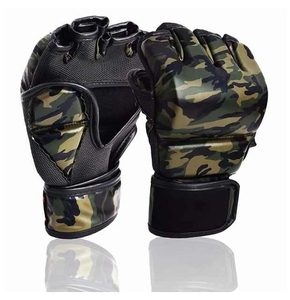 2025 nuevos guantes de entrenamiento MMA de piel de vaca profesionales de moda de 8oz con logotipo personalizado para uso deportivo - Product Image 1