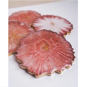 Customizable Classic Style Irregular Shape <b>Resin</b> <b>Molds</b> for Cup Dish Mat & Coaster Features Logo Design - Product Image 2