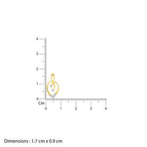 Colgante y amuleto de diamantes musicales de oro de la colección GIVA Heer - Product Image 3