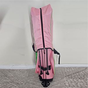 Bolsa de Golf de la Hermandad ALPHA KAPA ALPHA, Bolsa de Golf Verde y Rosa - Product Image 4
