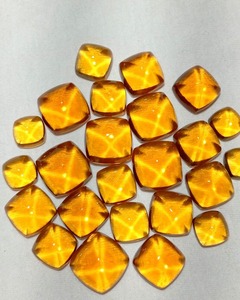 AA ซิทรีนธรรมชาติสีเหลืองน้ำตาล-ก้อน5-7มม. 2-4กะรัตแว็กซ์/ทาน้ำมันสำหรับทำเครื่องประดับ - Product Image 1