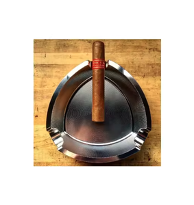 Cendrier en métal de qualité supérieure pour hôtel, bar, bureau, logo personnalisé, cendrier rond en métal personnalisable à prix économique - Product Image 4