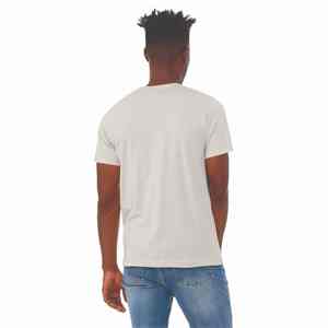 T-shirt col rond 100% coton 230gsm pour homme coupe décontractée style décontracté manches courtes uni unisexe été tissu tricoté - Product Image 4
