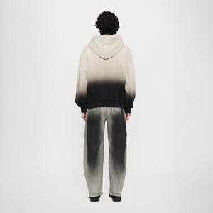 Sweats à capuche délavés lourds pour hommes goutte épaule Boxy Fit sweats à capuche zippés hommes thermique à manches longues français Terry sweats à capuche zippés - Product Image 6