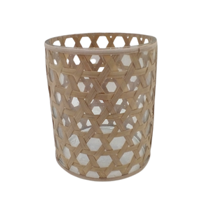 Pot à bougie votif classique en verre/canne pour décoration de table de festival, vente en gros en vrac - Product Image 4