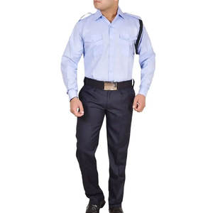 Nouvelle conception d'uniforme d'agent de sécurité d'été pour hommes, service OEM, 100% polyester, couleur et logo personnalisés, haute qualité avec poche - Product Image 1