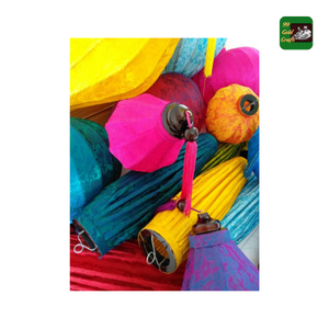 Linterna de seda diseñada con seda colorida y acero duradero para restaurantes, cafés o celebraciones de origen vietnamita - Product Image 3