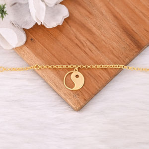 Pulsera de Cadena de Eslabones Chapada en Oro, de Latón, Joyería Sencilla al por Mayor, para Bodas y Fiestas, para Mujer, Regalo para Ella - Product Image 2
