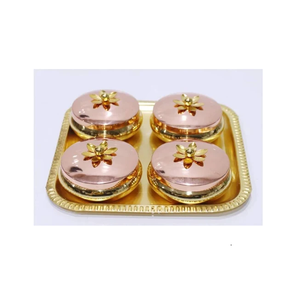 Cuenco de frutas secas de latón decorativo de la mejor calidad, cuencos para servir ensalada de verduras, cuencos para servir frutas secas a la venta - Product Image 2