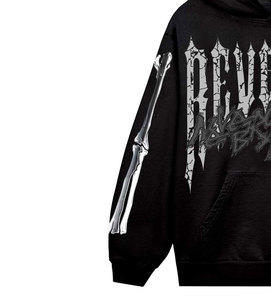 Custom DTF DTG Rhinestone Impreso Sudadera con capucha para los hombres Streetwear Oversized Fashion Pullover Hoodie Factory Wholesale - Product Image 2