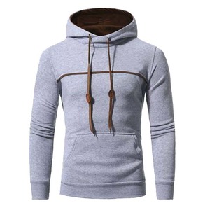 Dernier modèle Design de sweats à capuche à manches longues avec impression par sublimation et logo brodé pour hommes, sweats à capuche en coton personnalisés basiques - Product Image 3