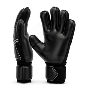 Gants de gardien de but de haute qualité, nouvelle conception, couvrant toute la main, pour adultes et jeunes, personnalisables, fermeture à boucle et crochet antidérapante, en latex - Product Image 3