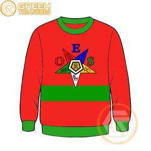 Commande personnalisée de l'étoile de l'Est sweat-shirt brodé en molleton de coton pull de haute qualité vêtements grecs OES sweat-shirts - Product Image 6