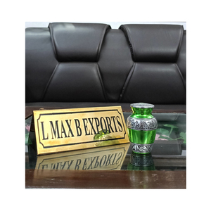 La mejor oferta en urna de cenizas conmemorativas de alta calidad estándar, urna de cremación de recuerdo de aluminio/latón de mayorista genuino - Product Image 1