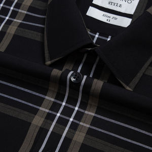 Aristino Camisa Casual para Hombre 41% Bambú 59% Poliéster Prenda Teñida Vendedor Caliente Producto DE LA ASS012AZ-Top - Product Image 3