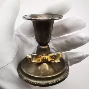 Bougeoir de luxe en métal à double paroi de l'ère moderne, fait à la main de la meilleure qualité pour la décoration de la maison - Product Image 3
