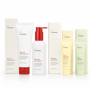 Korean Style Face Care Set With Cleansing Foam Hydrating Toner Serum Moisture Cream And Sun Stick - Product Image 5