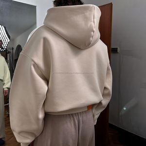 Custom Homme Zipper Jackets Fleece Heavyweight Streetwear Oversized 700gsm Drop Shoulder Hombre Blank <b>Zip</b> <b>up</b> <b>Hoodie</b> for Men - Product Image 2