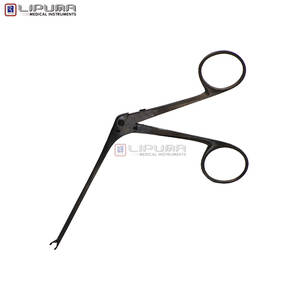 Micro-pince à oreilles droite 145 mm, instrument chirurgical de précision pour micro-manipulation avec instruments médicaux de travail de 85 mm - Product Image 4