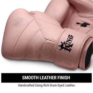 Guantes de boxeo de cuero cómodos personalizados profesionales 8oz 12oz 16oz tamaños a la venta para entrenamiento de lucha - Product Image 4