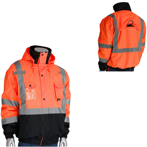 Chaqueta DE TRABAJO reflectante de alta visibilidad con logotipo personalizable para hombre, ropa de trabajo de seguridad impermeable para la construcción, suministro de fábrica - Product Image 5