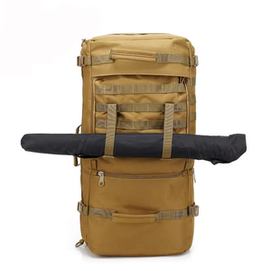 Sac à dos de chasse imperméable multifonctionnel durable de 60 L, housse de pluie, sac de randonnée de style sac de voyage tactique en Oxford pour hommes - Product Image 2