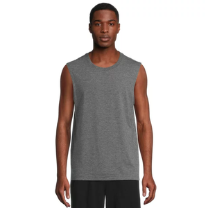 Athletic Works Débardeur de musculation pour hommes et hommes de grande taille, écologique, respirant, à séchage rapide, avec logo personnalisé, tailles S-4XL - Product Image 1