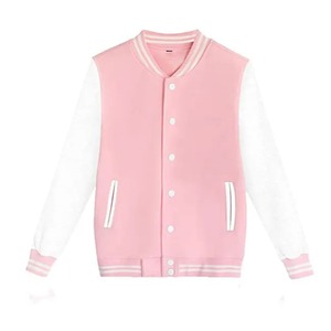 Precio de fábrica personalizado al por mayor de los hombres Varsity chaquetas de béisbol personalizado con capucha Letterman Varsity Bomber Jacket - Product Image 4