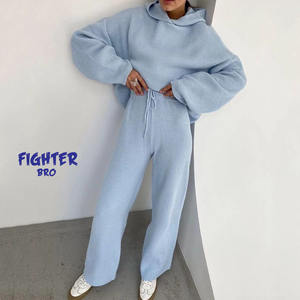 Costume de jogging 2 pièces décontracté grande taille pour femmes avec veste à fermeture éclair pantalon de survêtement ensemble de survêtements avec fermeture à cordon de serrage survêtement - Product Image 5