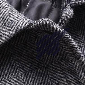 ¡Fabricante directo! Chaqueta de invierno de lana de alta calidad para hombre, cuello levantado, nuevo en Stock, gran oferta - Product Image 5