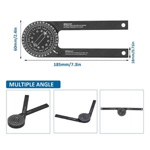 AEK-Tech BJ-EP50 Rapporteur d'angle mécanique de précision en plastique pour la mesure en menuiserie - Product Image 4