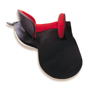 Selle Western en cuir de vachette avec arbre en bois, incrustation de poils, travail floral sculpté à la main, style Western pour la randonnée à cheval - Product Image 2