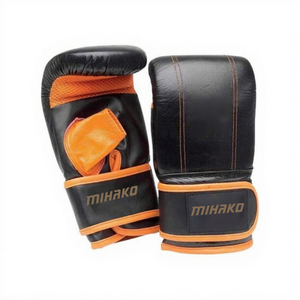 Gants de boxe pour enfants en cuir léger, respirant et imperméable avec fermeture à lacets pour l'entraînement - Product Image 1