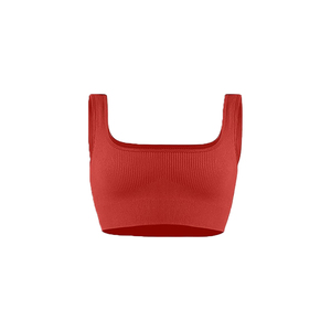 Soutien-gorge de sport simple et doux, sans couture, à compression élevée, antibactérien et durable, pour le yoga et le fitness - Product Image 5