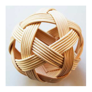 ลูกบอลหวายแฮนด์เมดจากเวียดนามสำหรับตกแต่งงานฝีมือผู้ส่งออก - Product Image 1