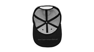 <b>Flat</b> Embroidery Logo High Quality Trucker <b>Caps</b>, Mid Profile Trucker <b>Hats</b> Custom Gorras Sports <b>Caps</b> - Product Image 6