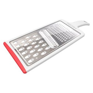 Râpe universelle en acier inoxydable LILLO White 0212 820 (30x12x3cm) écologique pour légumes et agrumes, avec emballage en boîte - Product Image 1