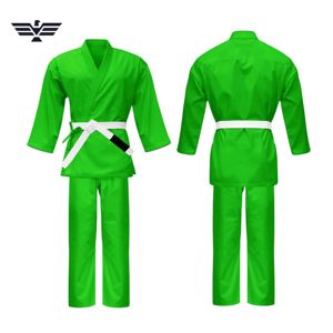 Ensemble uniforme de judo brodé sur mesure OEM de haute qualité 100% coton, séchage rapide, léger, respirant, unisexe, Pakistan - Product Image 4