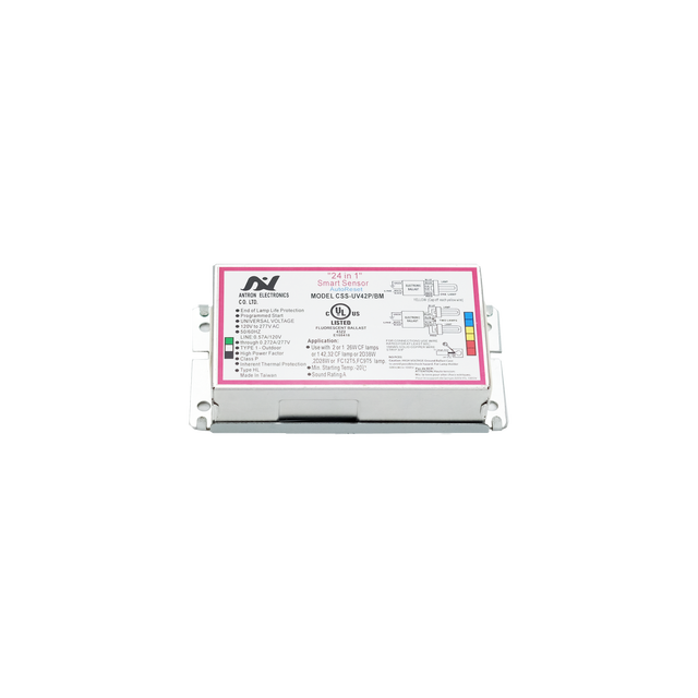 Antron 42Wattage EOL Protected Germicidal Lamp Ballast 5-Year Warranty /cUL Listed Active Power Factor Compensation Electronic