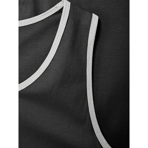 Débardeur de performance pour hommes évacuant la sueur idéal pour les marques de vêtements de sport Débardeur d'entraînement imprimé sur mesure pour hommes OEM/ODM disponible - Product Image 4