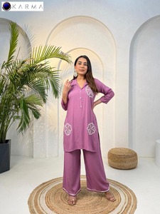 Kurti de Rayón Hecha a Mano, Elegante Ropa Étnica para Festivales, Bodas, Fiestas Nocturnas y Uso Diario - Product Image 5