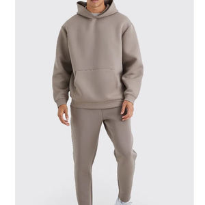 Conjunto Deportivo Unisex 2024 con Logotipo Personalizado, Poliéster/Algodón, Tallas Grandes, Antibacteriano, Dos Piezas, Sudadera y Pantalones Deportivos para Hombre/Mujer, Gimnasio - Product Image 6